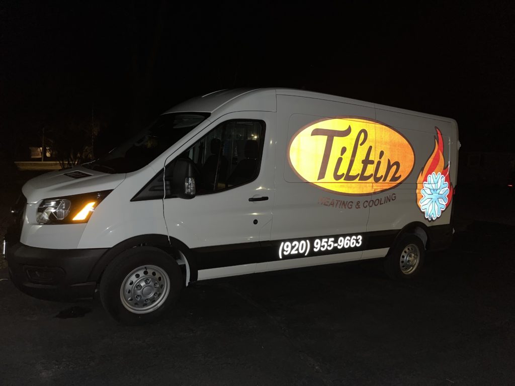 Tiltin Heating and Cooling Van